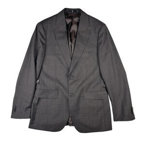 Banana Republic Tailored Slim Fit Wool Blazer Jacket Brown Size 38 R US